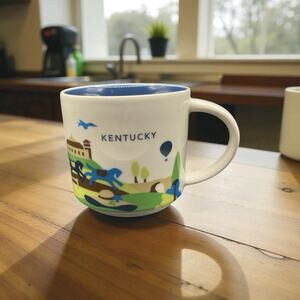 Starbucks You Are Here Collection Coffee Mug Kentucky 14oz New With Box